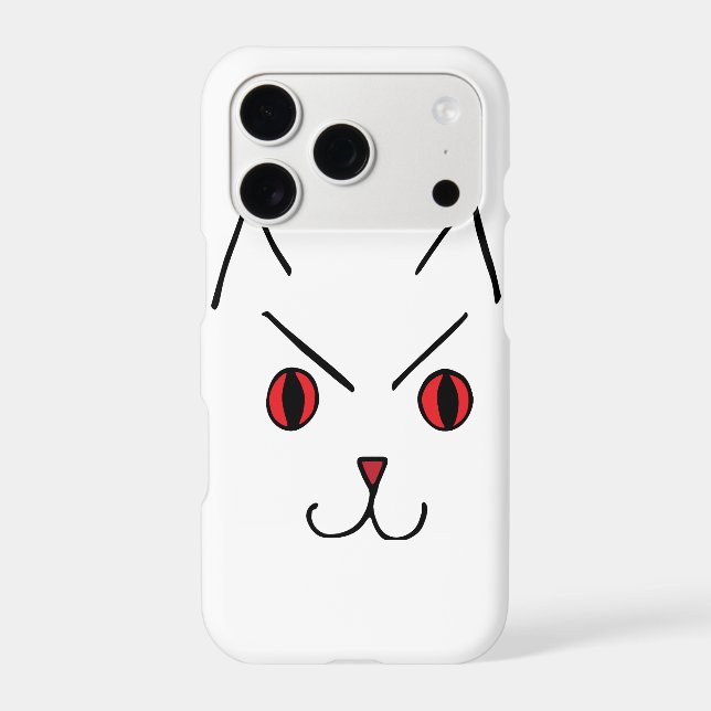 Angry Demon Cat Iphone Case (Back)