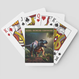Angry Dino Poker Cards