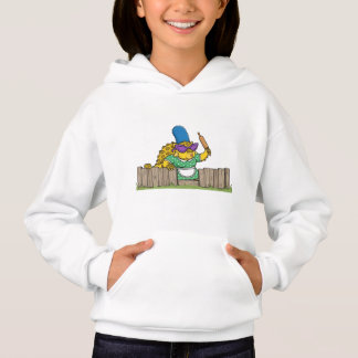 Angry Dinosaur Neighbor Grandma Rolling Pin Funny Hoodie