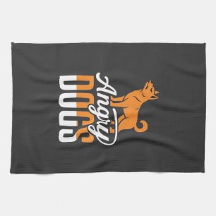 Angry Dogs Vector Mascot Kitchen Towel