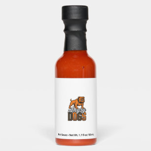 Angry Dogs Vintage Bulldog Typography Design_1 Hot Sauces