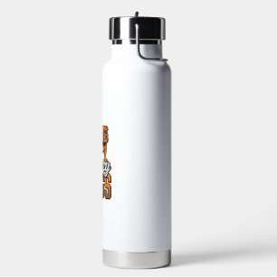 Angry Dogs Vintage Bulldog Typography Design_1 Water Bottle