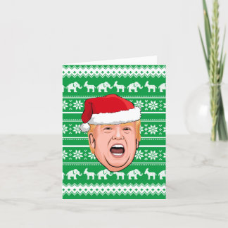 Angry Donald Trump Christmas Card