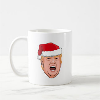 Angry Donald Trump Christmas Coffee Mug