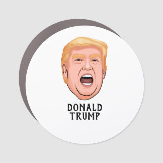 ANGRY DONALD TRUMP CUSTOM CAR MAGNET