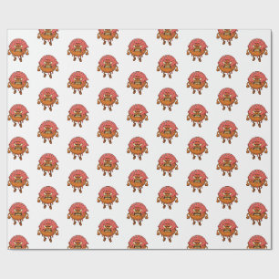 Angry Donuts II Wrapping Paper