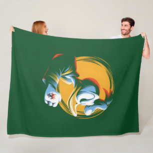 Angry Duck Fleece Blanket