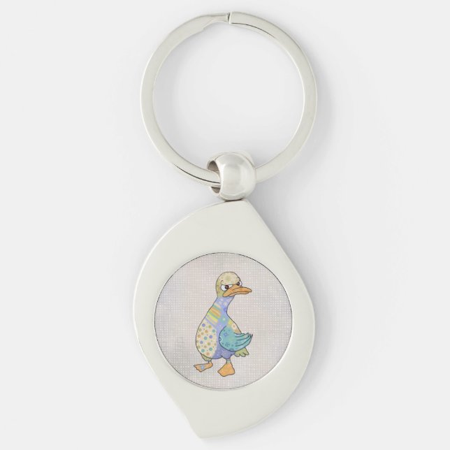 angry duck keychain (Front)