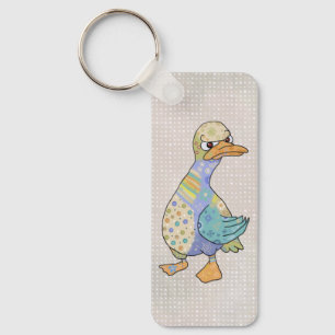 angry duck keychain