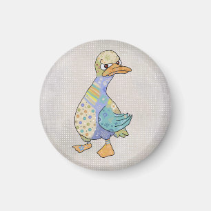 angry duck magnet