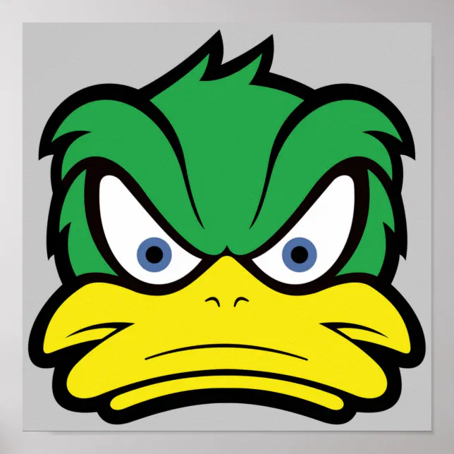Angry Racing Duck Angry Duck Poster | Zazzle