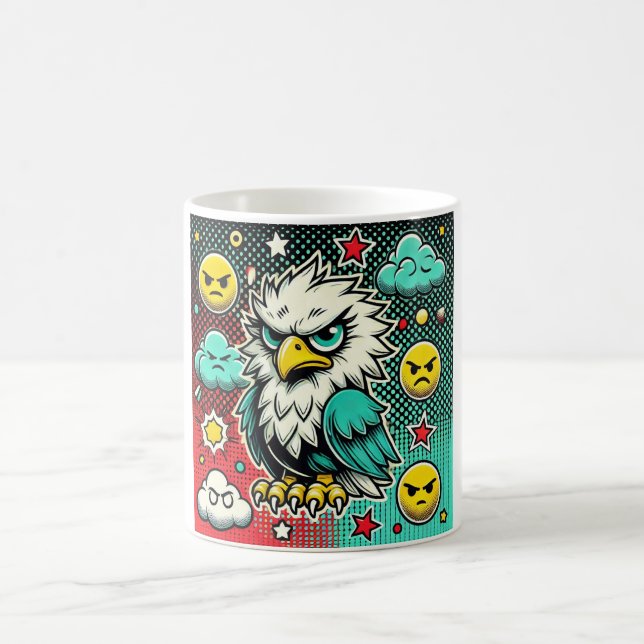Angry Eagle  Coffee Mug (Center)