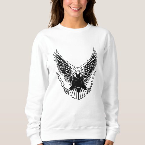 Angry eagle sweatshirt