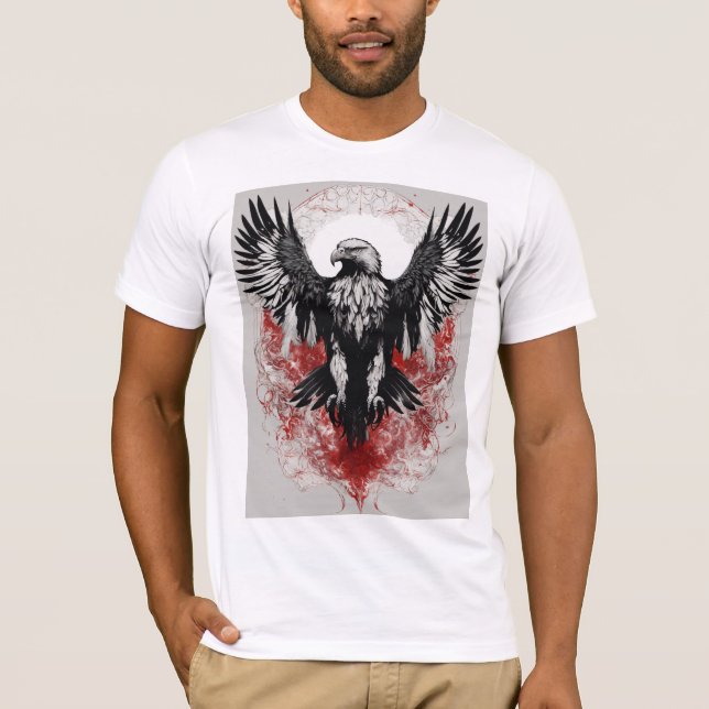 Angry eagle tshirt design  (Front)