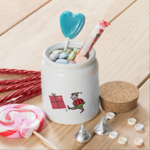 Angry Elf candy jar