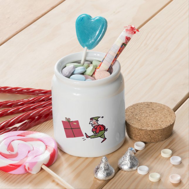 Angry Elf candy jar (In Situ)