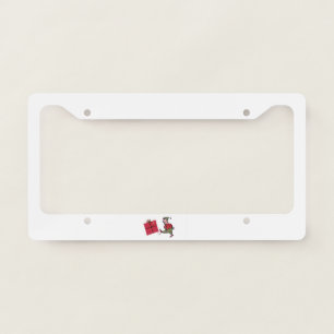 Angry Elf car license plate frame a