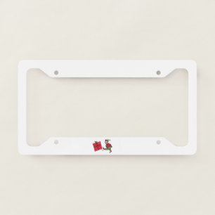 Angry Elf car license plate frame c