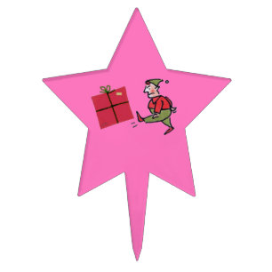 Angry Elf star cake picks