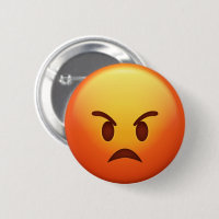 Angry Kitten Cat Face Emoticon - Emoji - Pin