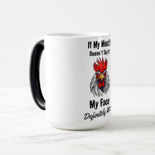 Angry Face Color Morph Mug