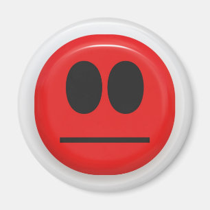 angry face magnet