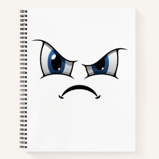 Angry face Notebook