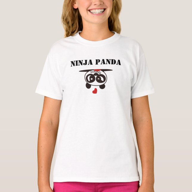 Angry Face Panda 36 T-Shirt (Front)