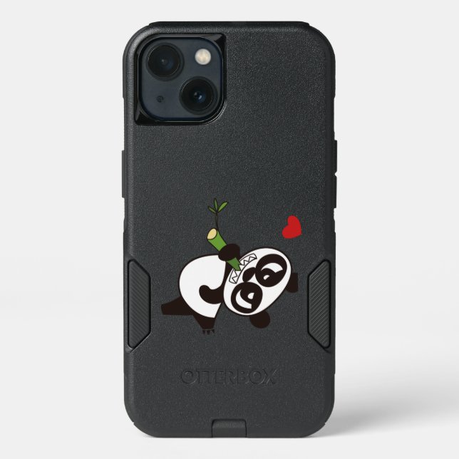 Angry Face Panda 39 Otterbox iPhone Case (Back)