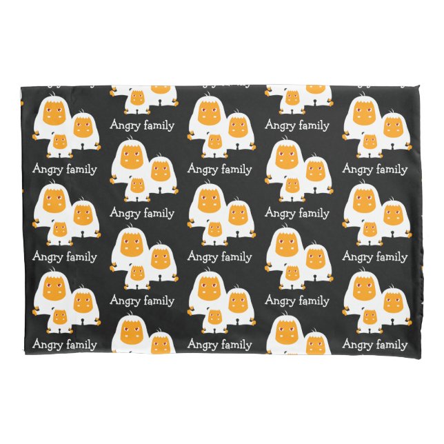 Angry family Monkeys design T-Shirt Bath Mat Pillow Case (Front-Left)