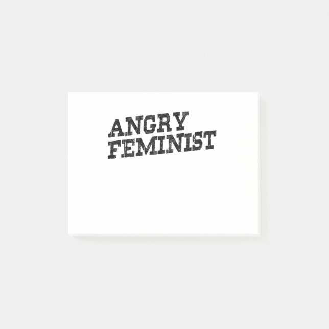 Angry Feminist Post-it Notes (Front)