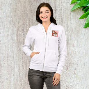 Angry Fierce Bull Mascot with Nose Ring  Hoodie