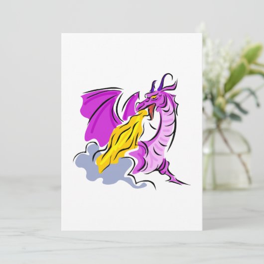 Angry Fire Dragon (Standing Front)