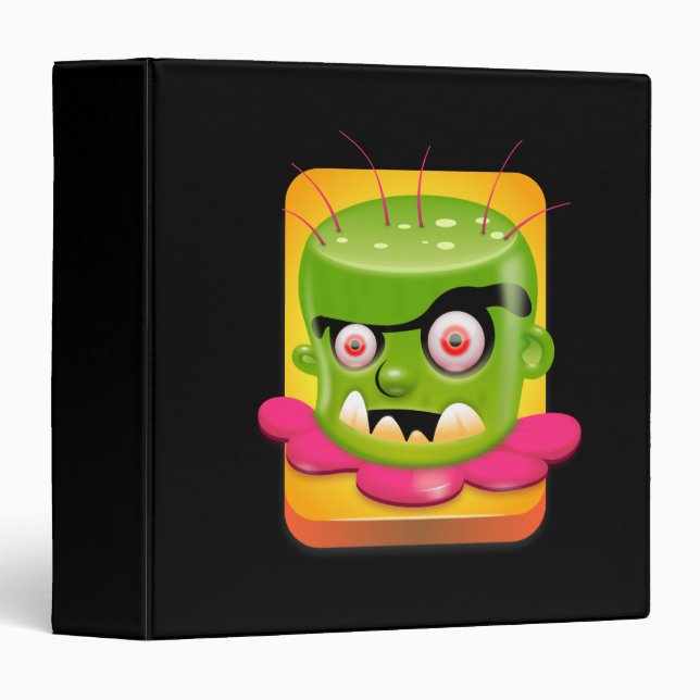 Angry Frankenstein Binder (Front/Spine)