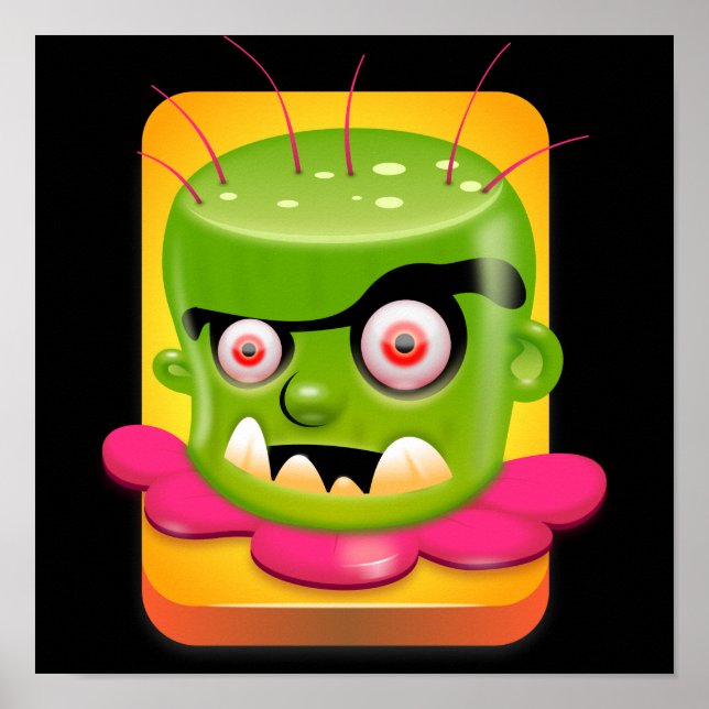 Angry Frankenstein Poster (Front)