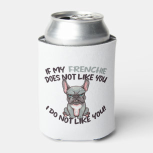 Angry Frenchie (Merle) - Unique Design Can Cooler