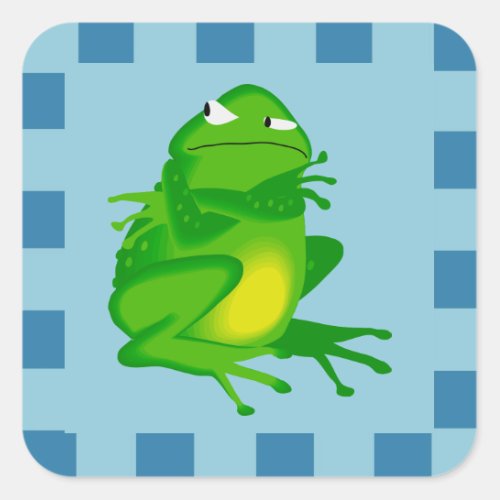 Angry Frog Stickers