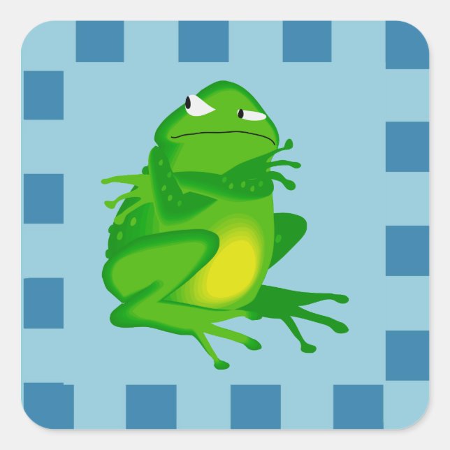 Angry Frog Stickers (Front)