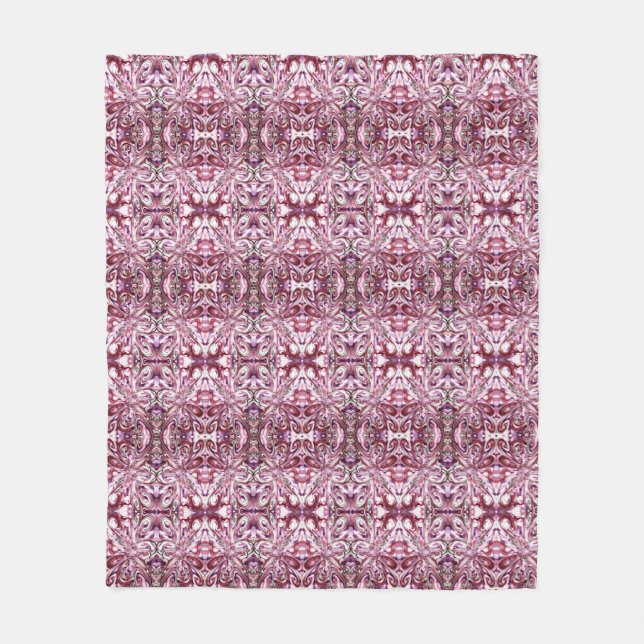 Angry Girl Fleece Blanket (Front)