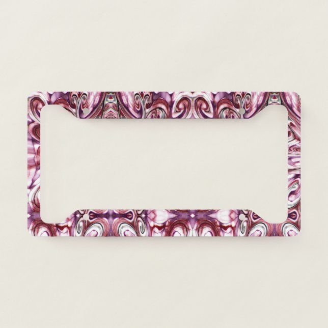 Angry Girl License Plate Frame (Front)