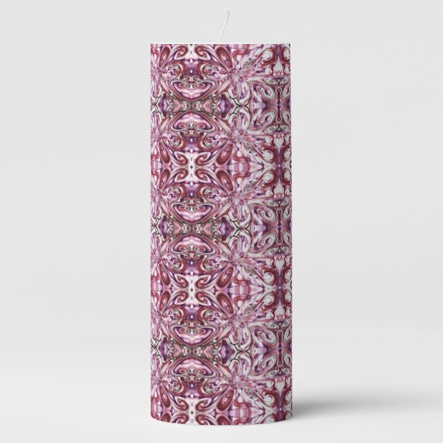 Angry Girl Pillar Candle (Front)