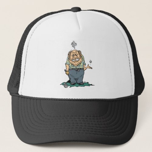 Angry Golfer T_shirts and Gifts Trucker Hat