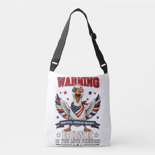 Angry Goose 4th of July Crossbody Bag
