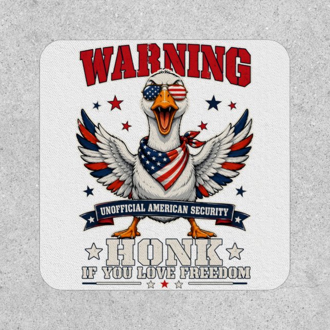 Angry Goose 4th of July Patch (Front)