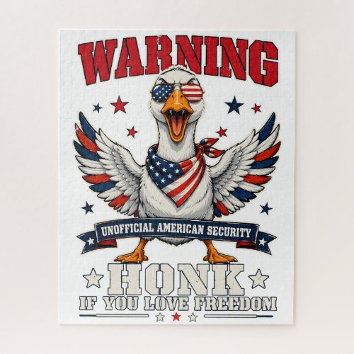 Angry Goose 4th of July Puzzle