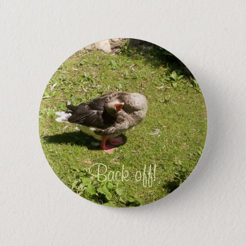 Angry Goose Back Off Button