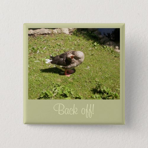 Angry Goose Back Off Button