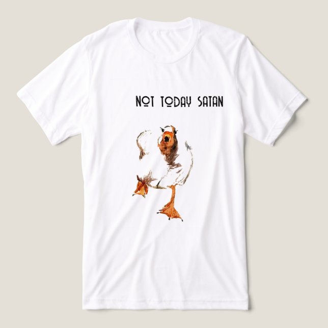 Angry Goose T-Shirt Tri-Blend Shirt (Design Front)