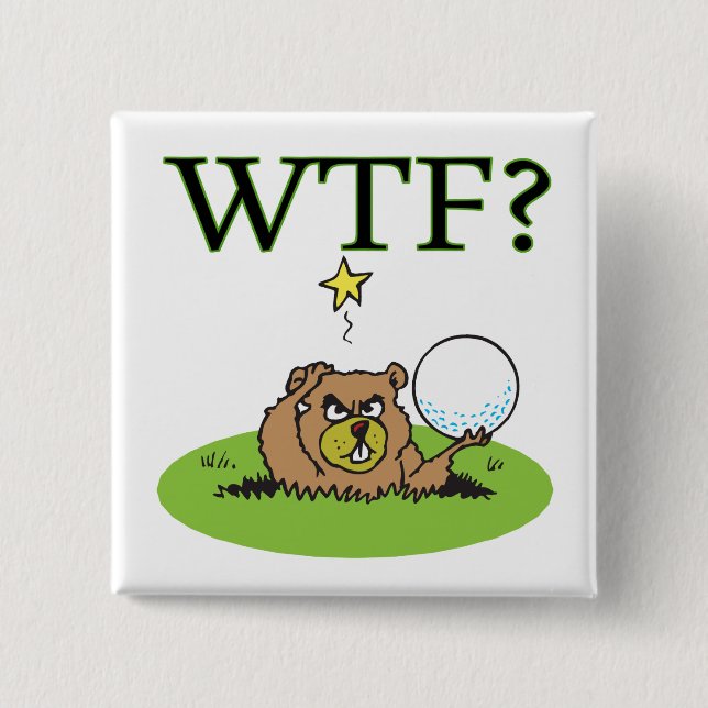 Angry Gopher Button (Front)