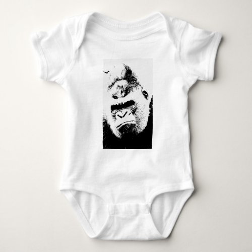 Angry Gorilla Baby Bodysuit